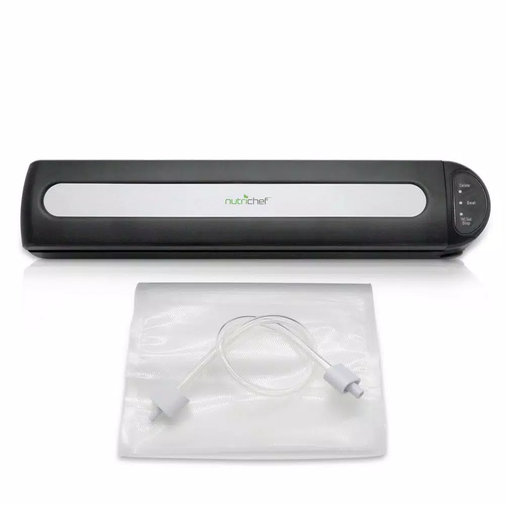 Hot Sale β NutriChef White Kitchen Food Vacuum Sealer β Compact Electric Air Sealing Preserver System With Reusable Vacuum Food Bags π - Image 5