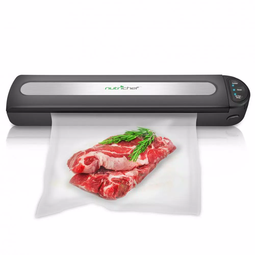 Hot Sale β NutriChef White Kitchen Food Vacuum Sealer β Compact Electric Air Sealing Preserver System With Reusable Vacuum Food Bags π - Image 7