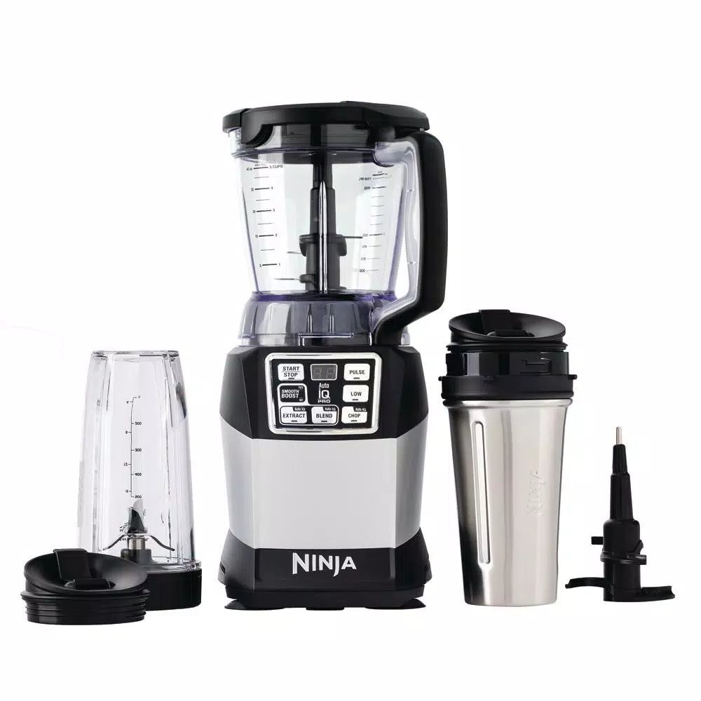 Wholesale π― NINJA Nutri Auto-iQ 40 Oz. 5-Speed Black Blender With Travel Cups π