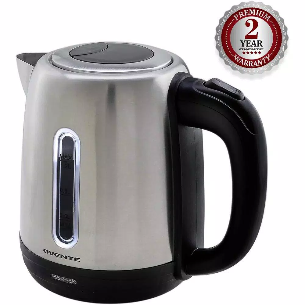 Top 10 π Ovente 5-Cup Stainless Steel Electric Kettle, BPA-Free, Concealed Heating Element, Auto Shut Off & Boil-Dry Protection 𧨠- Image 5