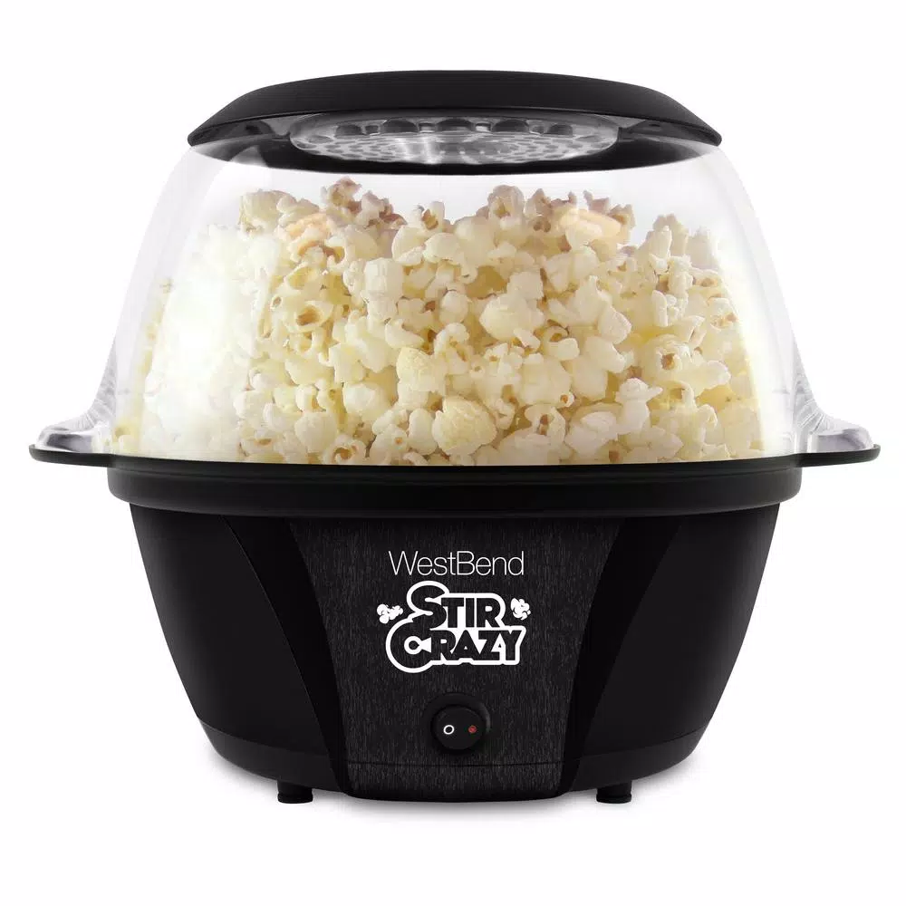 Top 10 ✨ West Bend 6 Oz. Black With Improved Butter Melting Stir Crazy Electric Hot Oil Popcorn Popper ❤️ - Image 2