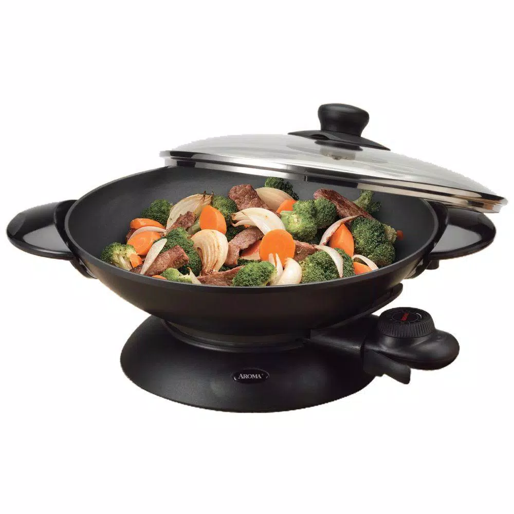 Best Pirce β€οΈ AROMA Electric Wok π