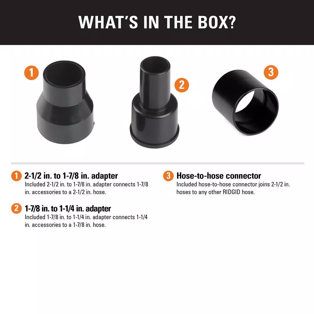 Cheapest π RIDGID Hose And Accessory Adapter Kit For RIDGID Wet/Dry Shop Vacuums π - Image 2
