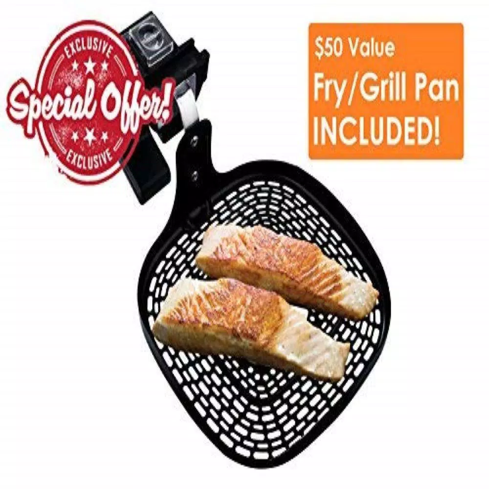 Outlet π― Ovente 3.2 Qt. Black Air Fryer Grill Pan And Non-Stick Frying Basket Auto Shut-Off 6 Cooking Presets Touch Sensor π₯ - Image 3