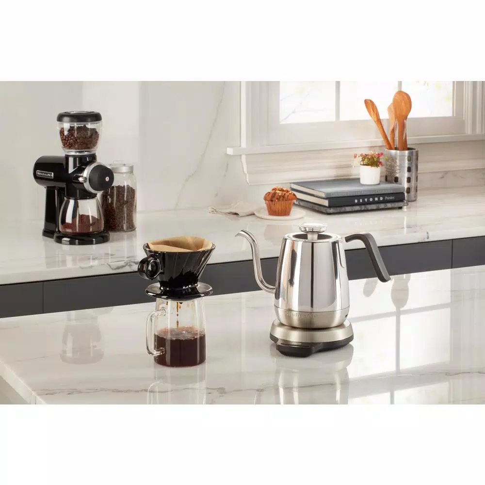 Cheapest β KitchenAid Precision 4.25-Cup Gooseneck Stainless Steel Electric Kettle With Alarm π₯° - Image 3