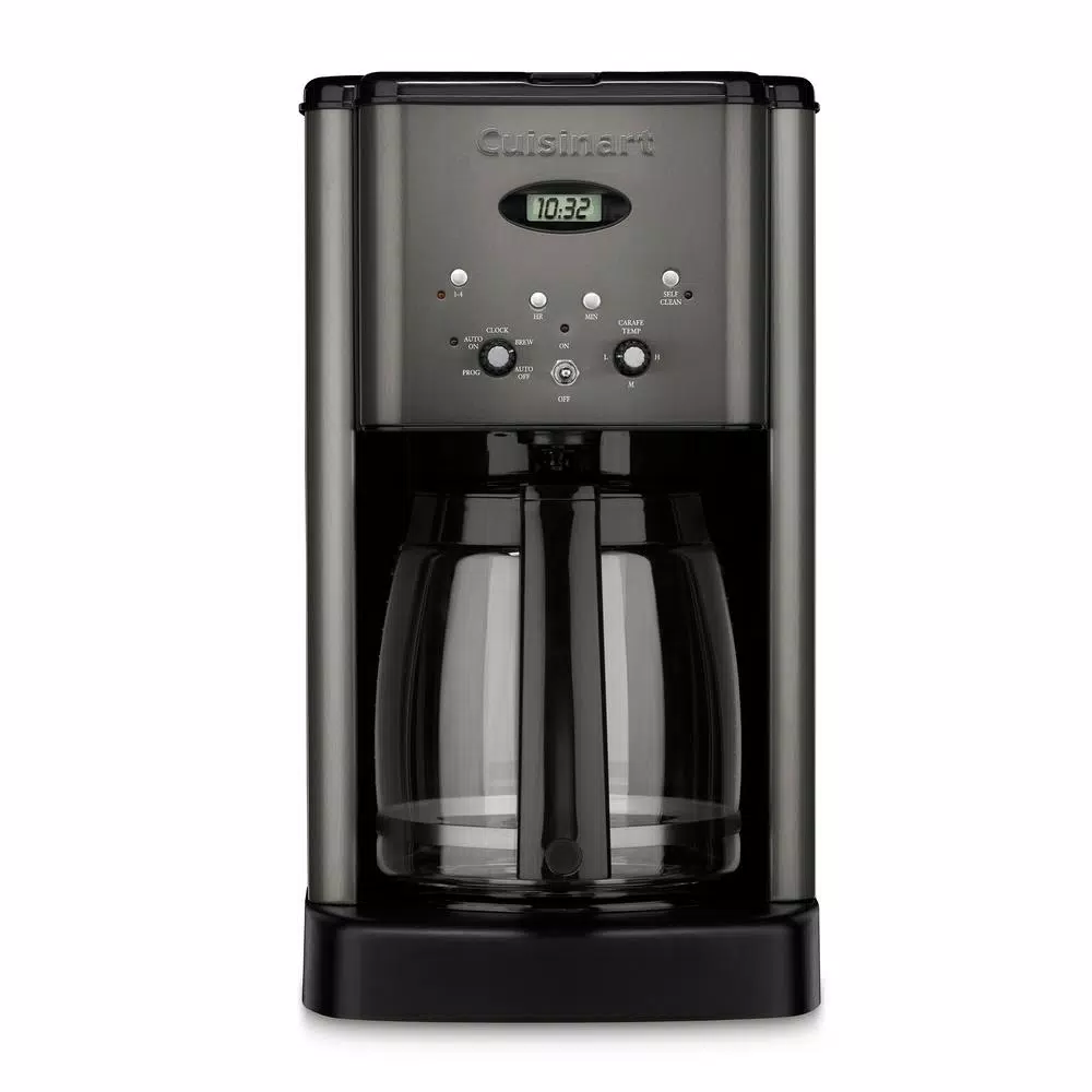 Hot Sale ๐ฅฐ Cuisinart Brew Central 12-Cup Black Stainless Steel Drip Coffee Maker With Glass Carafe ๐